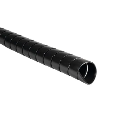 HellermannTyton Spiralschlauch SPF-10-PP-BK 162-20100 | Kabelbündelung | 10 mm | Polypropylen | schwarz | halogenfrei