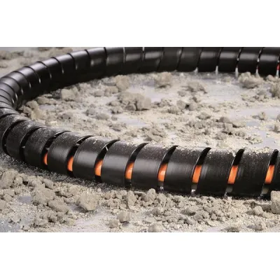 HellermannTyton Spiralschlauch SPF-35-PP-BK | Kabelbündelung | Polypropylen | 35-39 mm | halogenfrei | schwarz