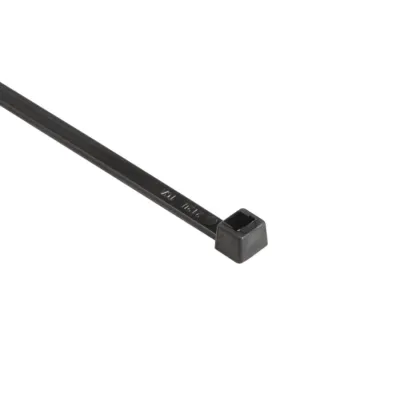 HellermannTyton Kabelbinder T50R-PA66UV-BK 112-05060 | UV-beständig | 202x4,6mm | schwarz | innenverzahnt | 225N
