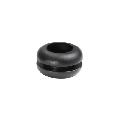 HellermannTyton Durchführungstülle HV1208-PVC-FR-BK | Kabelschutz 8-9mm | Bohrung 9,5mm | PVC | schwarz | 1000 Stück