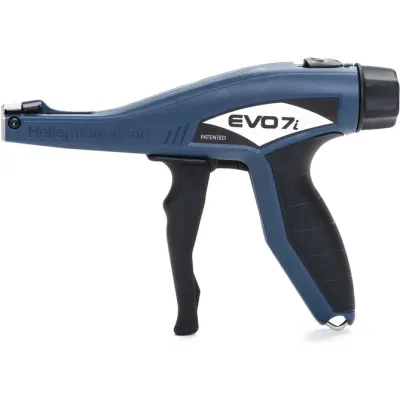 HellermannTyton EVO7i-MET/PL-BU 110-77001 | Kabelbinderwerkzeug bis 4,8mm | einstellbare Zugkraft