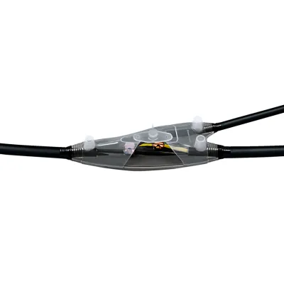 HellermannTyton Verbindungsmuffe Y-Abzweig Y-3 / SF-PUR-BK 5x16-5x10 | Gießharz | Relicon | für Kabel 10–16mm² | schwarz