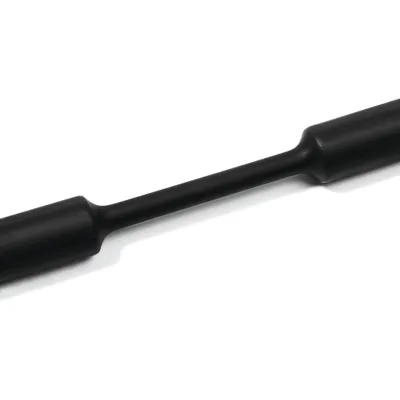 HellermannTyton Schrumpfschlauch TREDUX-12/4-BK | 3:1 Schrumpfrate | dünnwandig | 12/4 mm | 1m | Polyolefin | schwarz