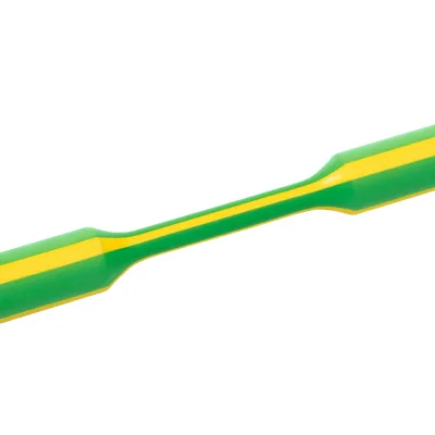 HellermannTyton Schrumpfschlauch TREDUX-24/8-GNYE | 3:1 | dünnwandig | 24mm-8mm | 1m | Polyolefin | grün/gelb
