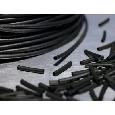 HellermannTyton Kabelisolierschlauch H25X25BK-CR-BK (1000) | Chloropren | Ø 2,5 mm | hochelastisch | schwarz