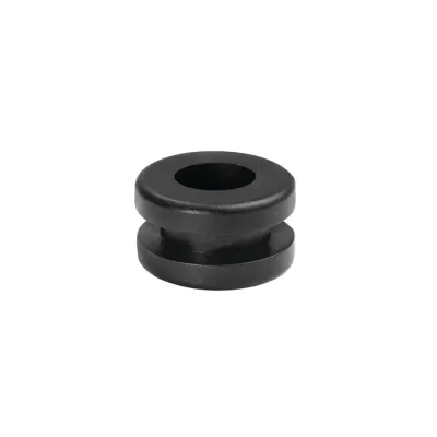HellermannTyton Durchführungstülle HV1302 633-03020 | Kabelschutz | 8-9 mm Kabel | PVC | Bohrung 11 mm | schwarz