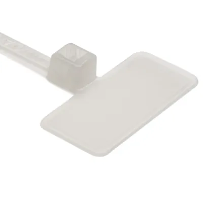 HellermannTyton Kennzeichnungskabelbinder IT18FL-PA66-NA | 110x20,5mm | Bündeldurchmesser 1,5-19mm | natur | 100 Stück