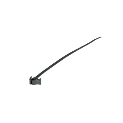 HellermannTyton Kabelbinder REZ300-PA66-BK | lösbar | 305x4,7mm | innenverzahnt | PA66 | schwarz | 100 Stück