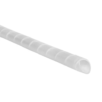 HellermannTyton Spiralschlauch SBPE9D-PE-NA-5M | Kabelschutz | Ø 9mm | Polyethylen | 5m | farblos | Bündel 10-100mm