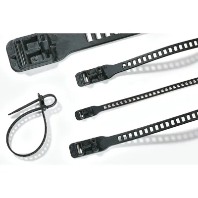 HellermannTyton Kabelbinder SRT1807-TPU-BK | wiederverwendbar | 180x7 mm | halogenfrei | lösemittelbeständig | schwarz