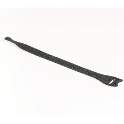 HellermannTyton Kabelbinder TEXTIE-L-PA/PP-BK 130-00019 | Klettband 330x12,5mm | wiederverwendbar | schwarz | 10 Stück