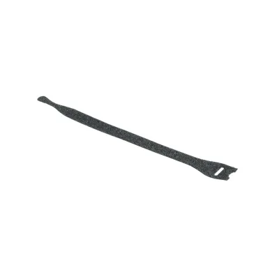 HellermannTyton Kabelbinder TEXTIE-L-PA/PP-BK 130-00019 | Klettband 330x12,5mm | wiederverwendbar | schwarz | 10 Stück