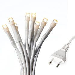 HELLUM 563962 Lichterkette LED 10er für innen, IP20, 4,35m, weiß
