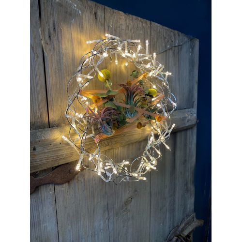 Bild: Hellum LED-Metallkranz 80-LED Durchmesser 30cm,ww 577921