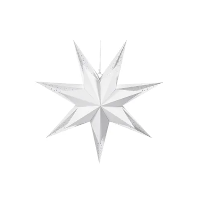 Hellum LED-Papierstern doppellagig groß 578027