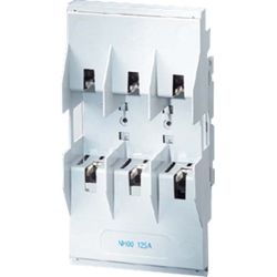 HENS Sicherungsunterteil NH-00 125A 3polig für Montageplatte
