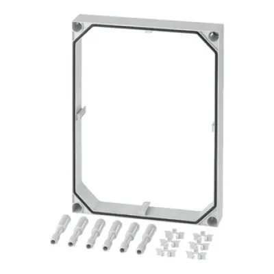 HENSEL Zwischenrahmen FP ZR 20 für Gehäuse Größe 2 | 360x270x50 mm | Kunststoff | RAL 7035 grau