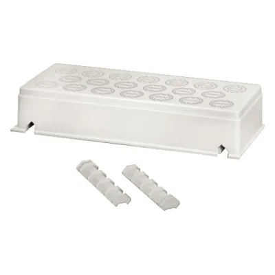 Hensel Anbauflansch FP FM 225 | ENYSTAR Gehäuse Größe 2 | 7x M16/25, 13x M20/25 | 270x110 mm | Kunststoff | RAL 7035