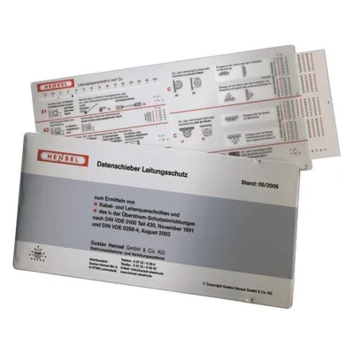 Hensel Datenschieber Leitungsschutz 4012591775027 | Kabel- & Leiterquerschnitt bestimmen | Für Kupferkabel | Kunststoff