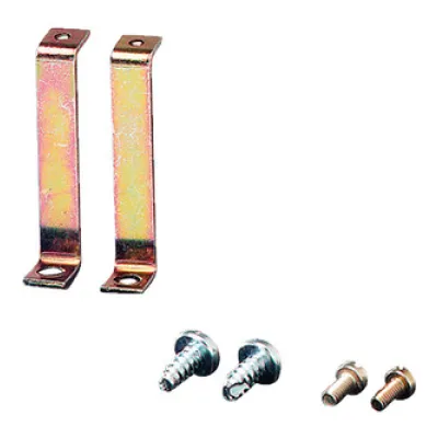 Hensel Distanzstück Mi DS 50 | 2 Stück | 50 mm Höhe | Metall | Zubehör für Tragschienen | schlagfest | RAL 7032