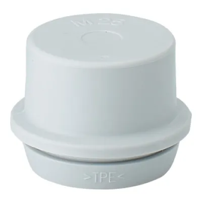 Hensel Einsteckstutzen ESM 25 | Kabeleinführung M25 | IP55 | Dichtbereich 9-17mm | halogenfrei | lichtgrau | Kunststoff