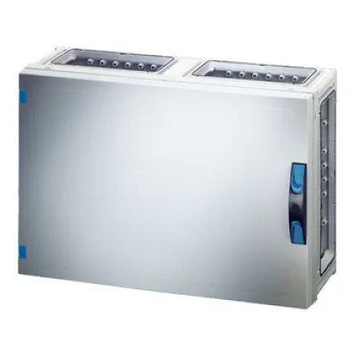 HENSEL Leergehäuse FP 0450 ENYSTAR | Aufputz Installationsverteiler | IP66 | 540x360x186mm | Polycarbonat | grau