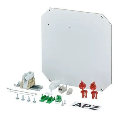 HENSEL Erweiterungsmodul APZ Mi EM 79 | RJ45-Buchse | Montageplatte | Tragschiene | Einbautiefe 135mm | für Zählerplatz