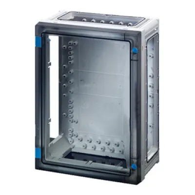 Hensel Leergehäuse FP 0210 | IP65 Schaltgehäuse 270x360x163mm | transparent | Polycarbonat | RAL 7035