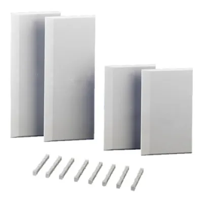 Hensel Verschlussplatten-Set FP VS 10 | Seitenwand ENYSTAR Gehäusegröße 1 | Kunststoff | grau RAL7035