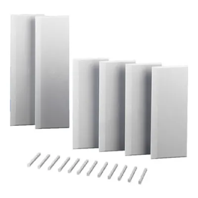 HENSEL Verschlussplatten-Set FP VS 40 | Seitenwand ENYSTAR Gehäuse 4 | 270x360mm | Kunststoff | Grau RAL7035