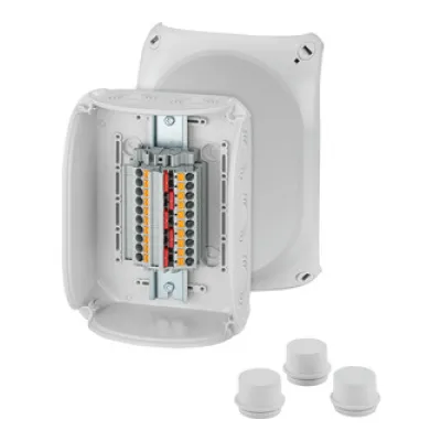 HENSEL Kabelabzweigkasten DK 1610 P | IP66 | 5-polig | 0,5-10 mm² | Wand-/Deckenmontage | 210x155x92 mm