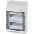 Bild: HENSEL Kleinverteiler Aufputz KV 9224 M | 24TE IP65 | 2 Reihen | DIN-Schiene | Kunststoff | grau RAL7035