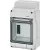 Bild: HENSEL Automatengehäuse KV 9104 | 4,5TE 4,5x18mm | IP65 | Aufputz | 1-reihig | transparent | Kunststoff | grau RAL7035