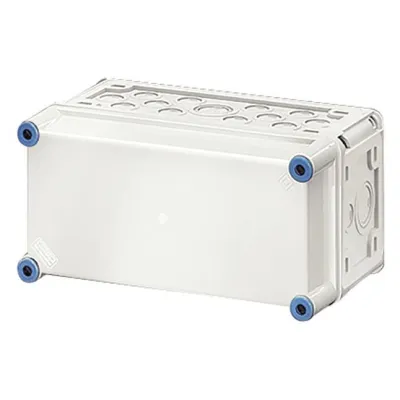 Hensel Leergehäuse Mi 0101 | IP65 Wandgehäuse | 300x150x170mm | Kunststoff | geschlossen | RAL 7035 grau
