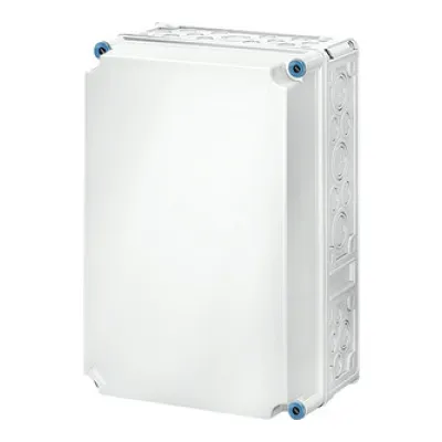Hensel Leergehäuse Mi 0311 | Wandgehäuse IP65 | B300xH450xT214mm | Polycarbonat | grau | für Außenmontage
