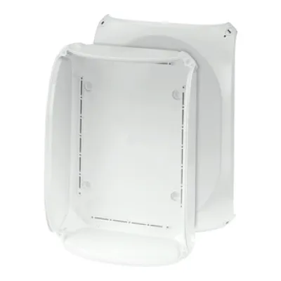 HENSEL Leergehäuse EB 50 G | Aufputz IP66 | nicht transparenter Deckel | Polycarbonat | 215x320x106 mm | grau RAL 7035