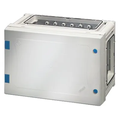 Hensel Leergehäuse FP 0120 | Wandgehäuse IP65 | 270x180x163 mm | Polycarbonat | abschließbar | RAL 7035 grau