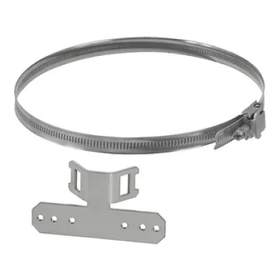 Hensel Mastbefestigung DK MB 1 | Befestigungsset für Kabelabzweigkasten | Rohr- & Mastmontage 60-150mm | 83x43x17mm