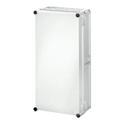 HENSEL Leergehäuse Mi 9401 | Aufputz Verteilergehäuse IP65 | Kunststoff 300x600x170 mm | schlagfest IK08 | grau RAL7035