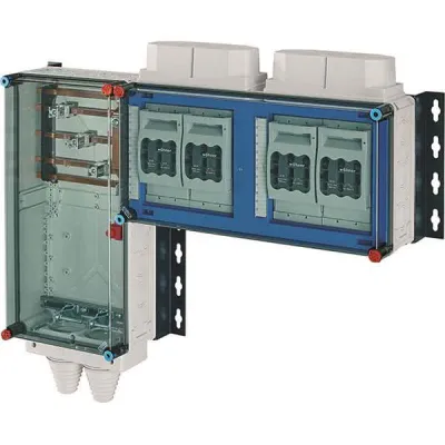 HENSEL Sicherungsgehäuse Mi HV 9154 | Hauptleitungsverteiler 3-polig NH00 | 120A | 800V AC | IP54 | Polycarbonat | 866mm