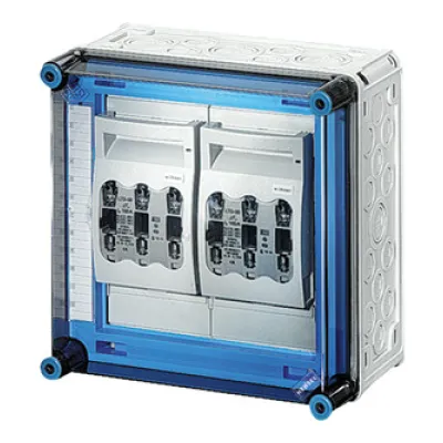 Hensel Lasttrenngehäuse Mi 6265 NH00 | 3-polig | 250A | 690V | IP65 | Polycarbonat | Wandmontage | 300x170x300mm