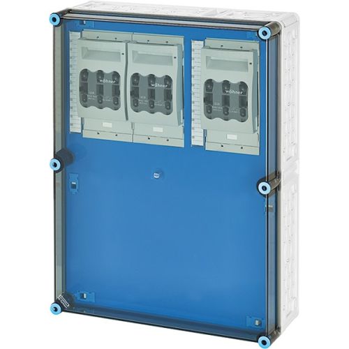 Bild: Hensel Mi-NH-Sich.lasttr.gehäuse 3x3xNH00, 630A, 5p. Mi 6667