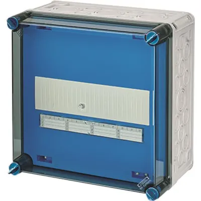 HENSEL Sammelschienengehäuse Mi SP 2240 | Verteilergehäuse 250A | 5-polig | IP65 | Polycarbonat | 300x300x170mm