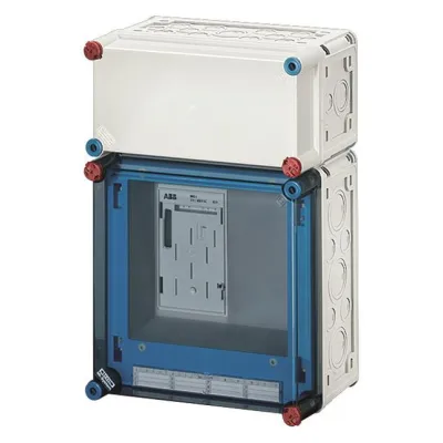 HENSEL Zählergehäuse Mi 2312 | Aufputz | IP65 | Kunststoff | 300x450x170 mm | Einbautiefe 108 mm | grau