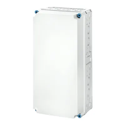 Hensel Leergehäuse Mi 0411 | Wandgehäuse IP65 | Kunststoff | 300x600x214mm | Einbautiefe 191mm | grau RAL7035