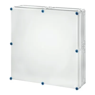 Hensel Leergehäuse Mi 0801 | IP65 Wandgehäuse Kunststoff | 600x600x170mm | Einbautiefe 146mm | grau RAL7035 | Outdoor