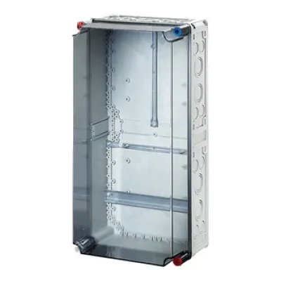 HENSEL Zählergehäuse MI2410 | Aufputz IP65 | 300x600x214 mm | Polycarbonat | Einbautiefe 190 mm | grau RAL 7032