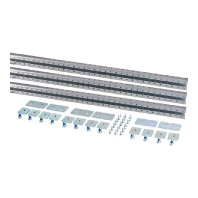 Hensel Montagerahmen Mi MR 69 | Wandmontage bis 900x1800 mm | Stahl | 2000x50x25 mm