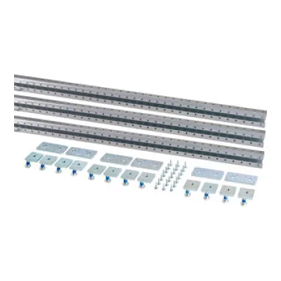 Hensel Montagerahmen Mi MR 69 | Wandmontage bis 900x1800 mm | Stahl | 2000x50x25 mm