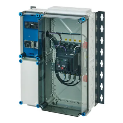 HENSEL Freischaltstelle Mi AE 3234 | 4-polig | 100 kVA | 145A | PV-Anlage | NA-Schutz | LS-Schalter | IP65 | Wandmontage